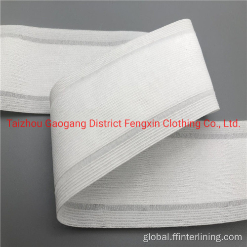 Interlining Fusible Stretched Elastic Waistband Interlining for Pants Supplier